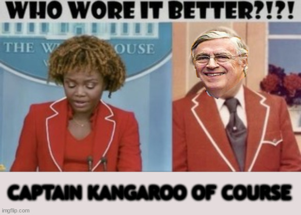 Who wore it better... | CAPTAIN KANGAROO OF COURSE | image tagged in crooked clinton judge,capt kangaroo | made w/ Imgflip meme maker