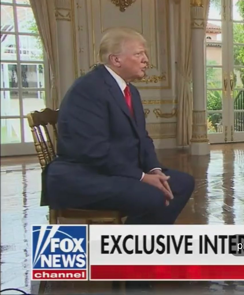 High Quality Trump, alias Diaper Don, interviewed while wearing his jet pack Blank Meme Template