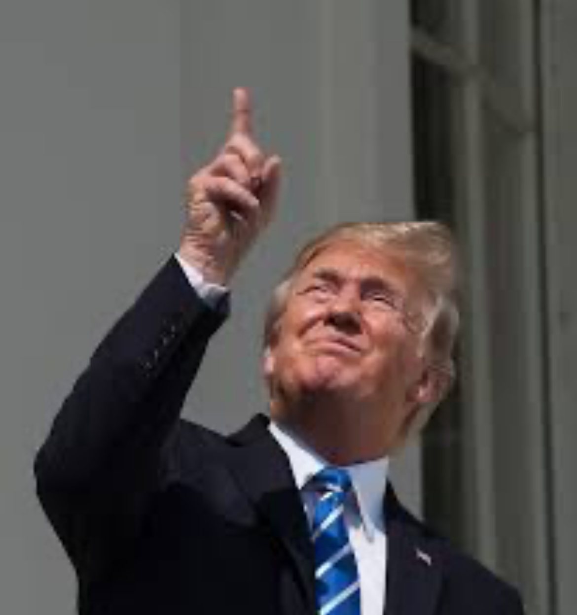 Trump Being Eclipsed Blank Meme Template