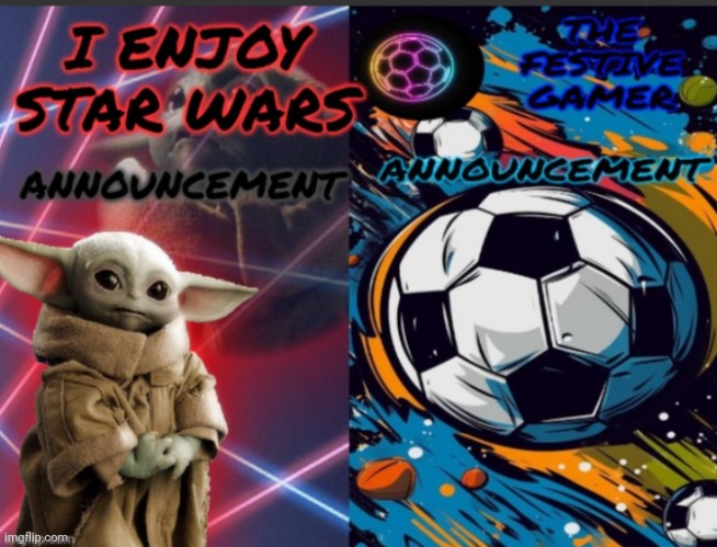 Star wars and festive gamer temp | image tagged in star wars and festive gamer temp | made w/ Imgflip meme maker