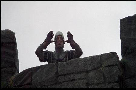 French Taunting in Monty Python's Holy Grail Blank Meme Template