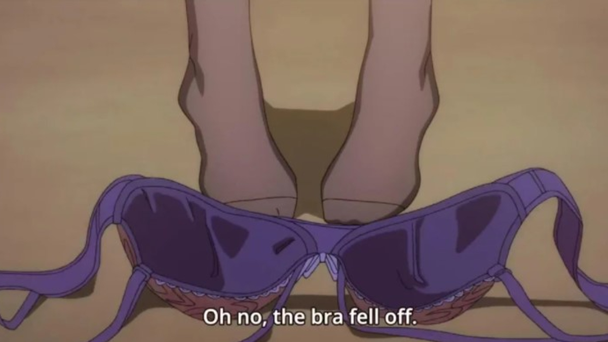High Quality oh no the bra fell off Blank Meme Template