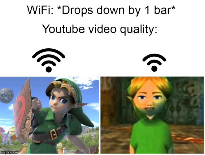 WiFi drops one bar | made w/ Imgflip meme maker