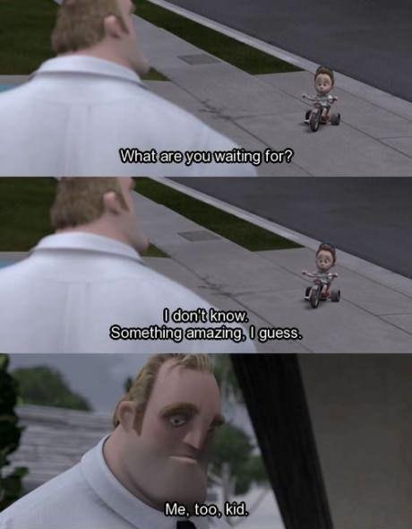 What are you waiting for? Mr. Incredible Blank Meme Template