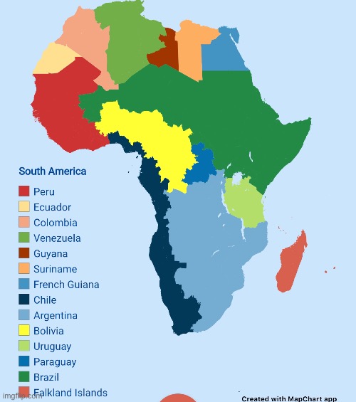 Africa | image tagged in south america,n,i,g,a,you had one job | made w/ Imgflip meme maker