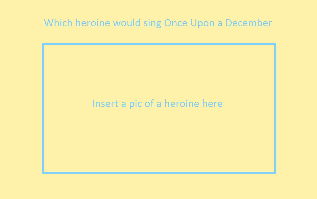 once upon a december Blank Meme Template