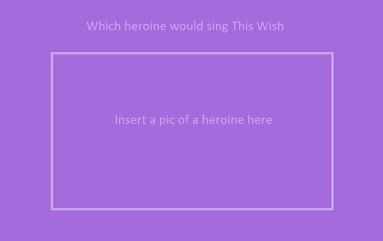 High Quality this wish is sang by who Blank Meme Template