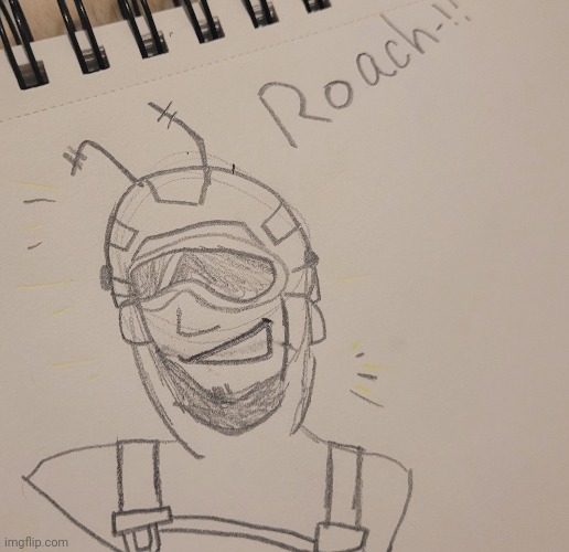 I drew roach teehee | image tagged in roach,cod,idk | made w/ Imgflip meme maker