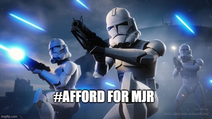 #AFFORD FOR MJR | made w/ Imgflip meme maker