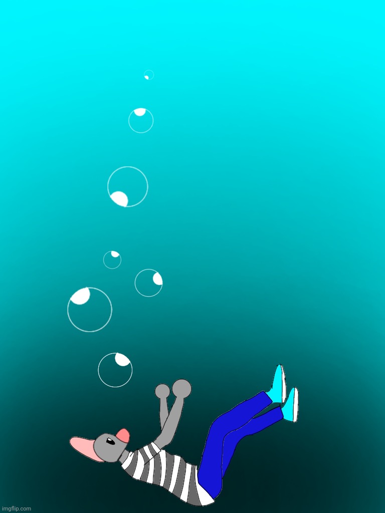 Drowning (I hate to say that I learned to do gradients on Ibis Paint for a vent art) | made w/ Imgflip meme maker