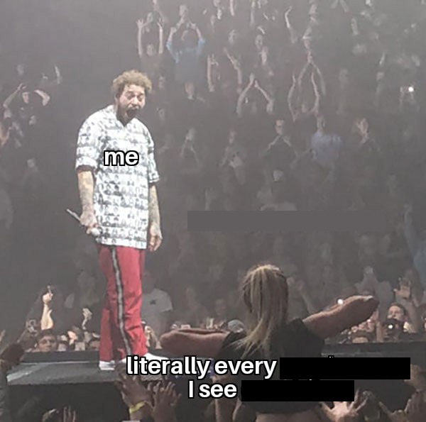 post malone Blank Meme Template