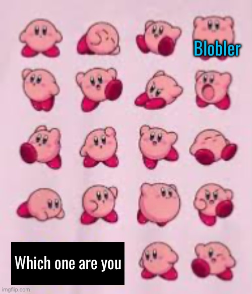 Blobler; Which one are you | made w/ Imgflip meme maker