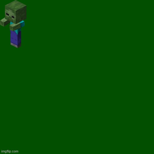 Baby Zombie Crosscolor | image tagged in minecraft | made w/ Imgflip meme maker