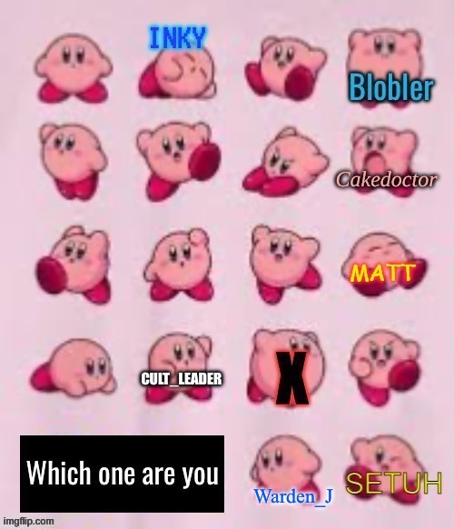 Yes | CULT_LEADER | image tagged in kirby has found your sin unforgivable | made w/ Imgflip meme maker