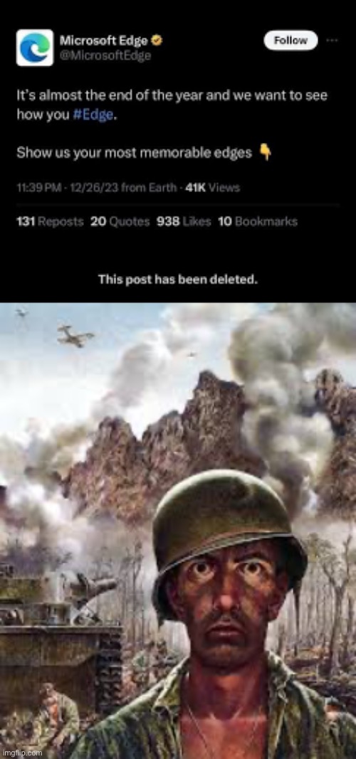 image tagged in thousand yard stare | made w/ Imgflip meme maker