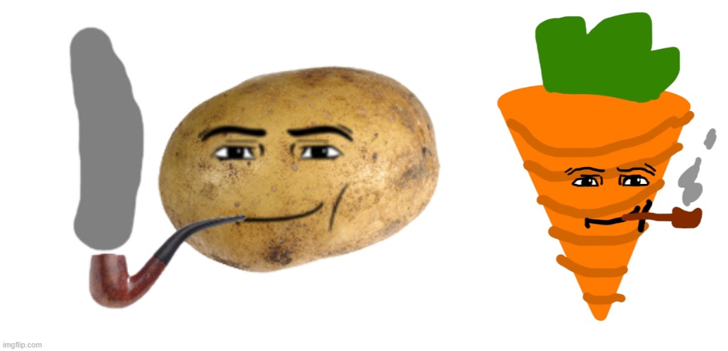 image tagged in waltuh potato transparent,waltuh carrot | made w/ Imgflip meme maker