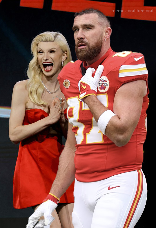 High Quality Taylor Swift and Travis Kelce Blank Meme Template