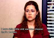 Pam Broken Vacuum Blank Meme Template