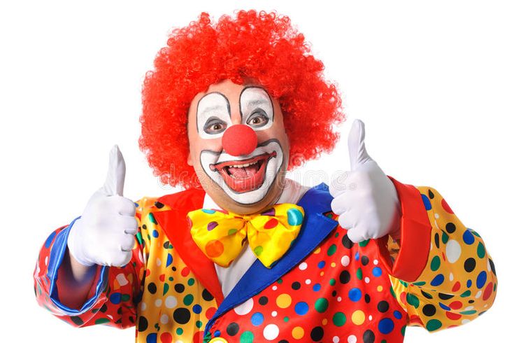 High Quality Smiling Clown Thumbs Up Blank Meme Template