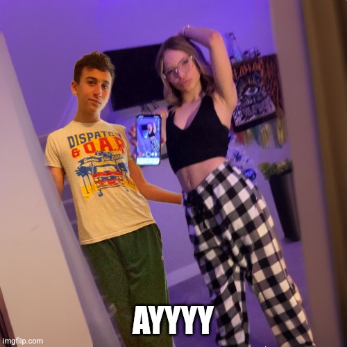 Me and Obi chilling y'know yknow | AYYYY | made w/ Imgflip meme maker
