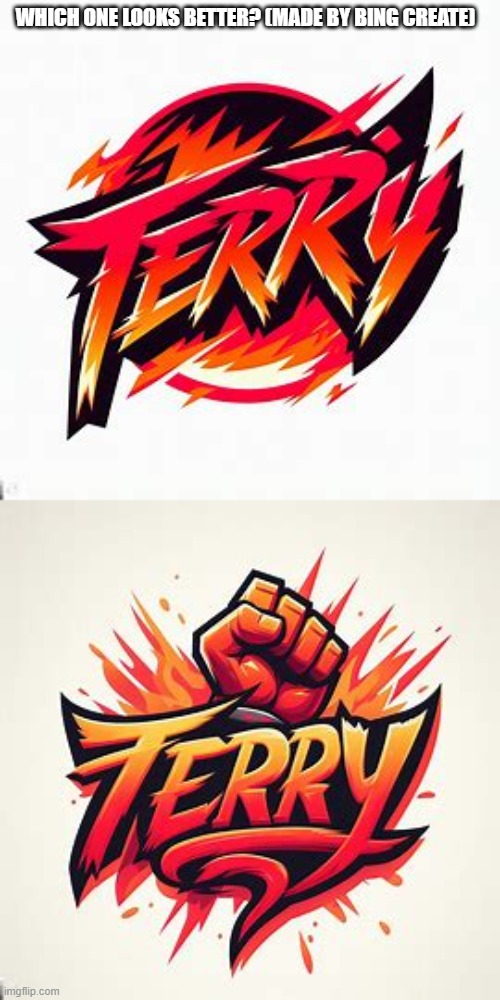 i need opinions chat | WHICH ONE LOOKS BETTER? (MADE BY BING CREATE) | made w/ Imgflip meme maker