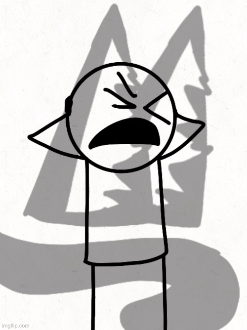 someone told me to put cat ears and a tail on him so now he has ptsd | made w/ Imgflip meme maker