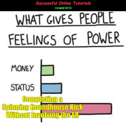 Successful Online Tutorials | Successful Online Tutorials; OzwinEVCG | image tagged in what gives people feelings of power,martial arts,funny memes,perspective,risk,diy successes | made w/ Imgflip meme maker