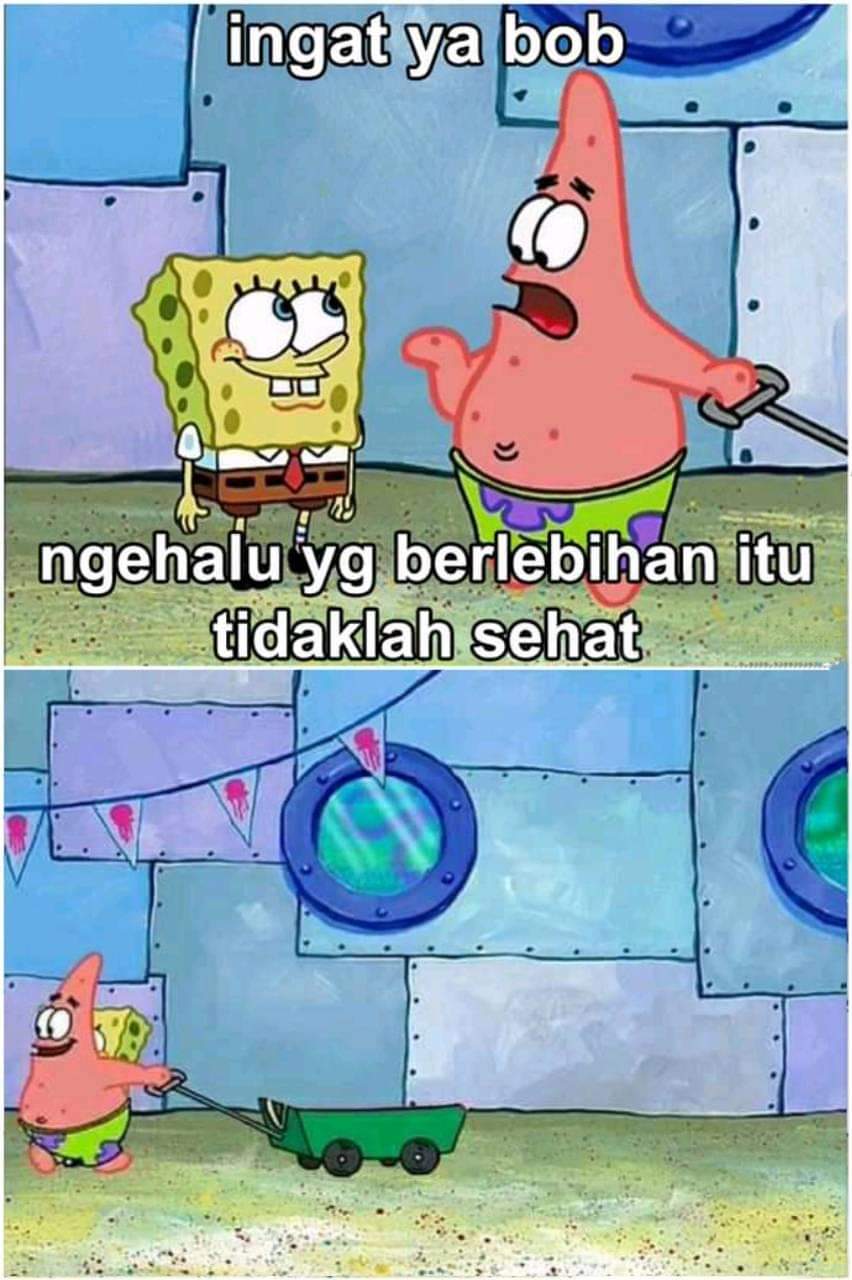 spongebob patrick halu Blank Meme Template