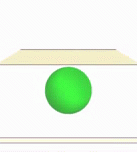 sphere through flatland | image tagged in gifs,flatland,sphere,2d,3d | made w/ Imgflip video-to-gif maker