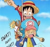 Luffy spanking Chopper Blank Meme Template