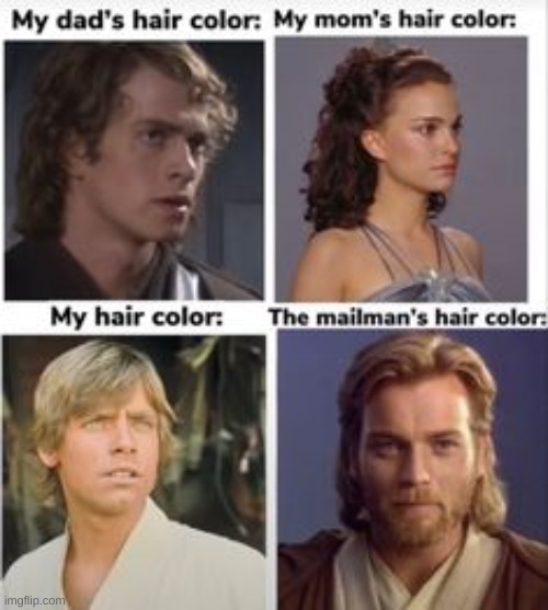 Hear me out, this is true, my parents are brown haired and me and my brother are the only blonds | made w/ Imgflip meme maker