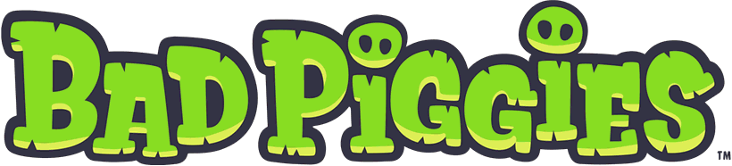 High Quality bad piggies logo Blank Meme Template