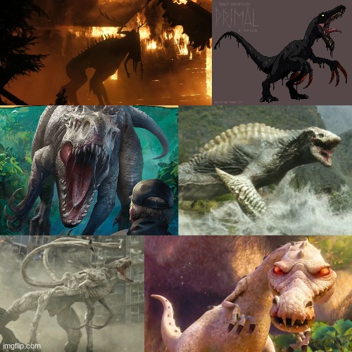 out of these 6 specimens, which one would you rather be hunted by ...