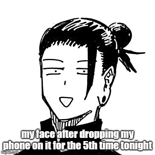 ow | my face after dropping my phone on it for the 5th time tonight | image tagged in relatable,anime,phone | made w/ Imgflip meme maker