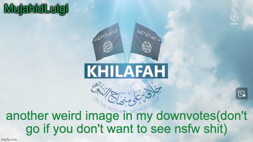 https://imgflip.com/i/7ol921 | another weird image in my downvotes(don't go if you don't want to see nsfw shit) | image tagged in mujahidluigi announcement template | made w/ Imgflip meme maker