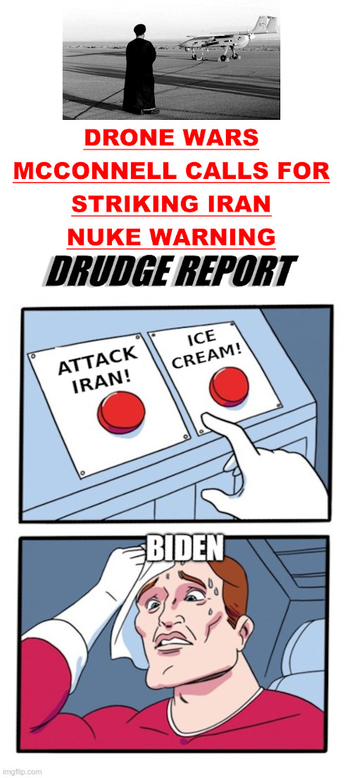 Joe Biden: Ice Cream or World War 3? | image tagged in joe biden,ice cream,attack,iran,nukes,world war 3 | made w/ Imgflip meme maker