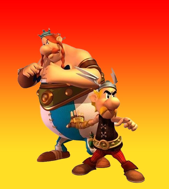 Asterix touche pas Blank Meme Template