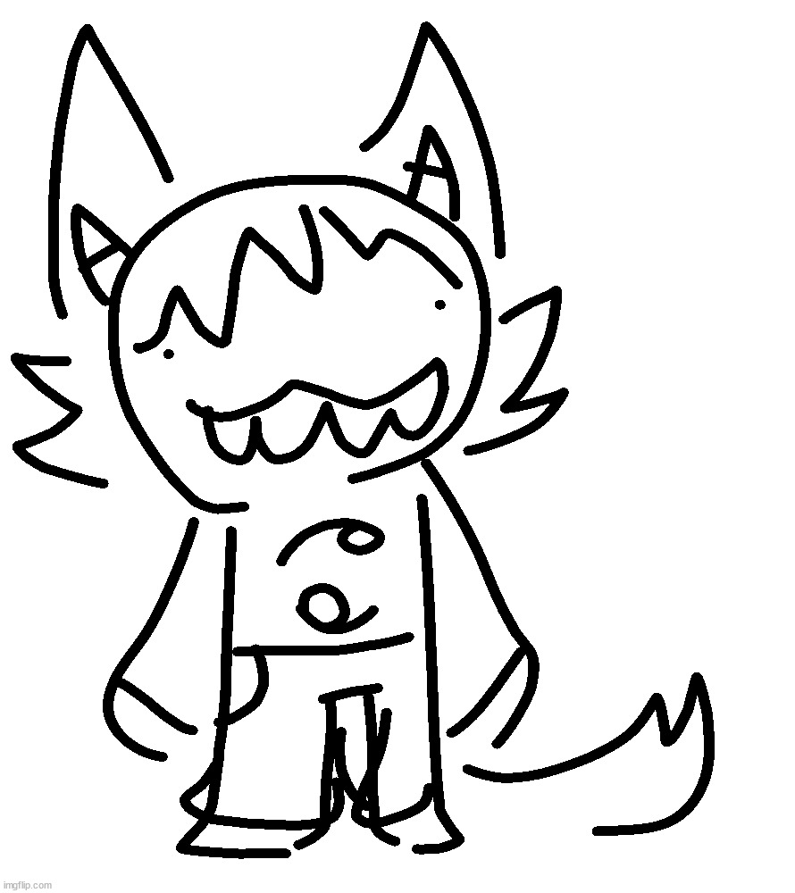 doodle cat is my only "good oc", he has no trauma, no enemies, no lore, he just exists. | made w/ Imgflip meme maker