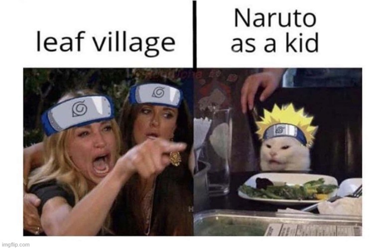 basically Naruto childhood in a nutshell | made w/ Imgflip meme maker