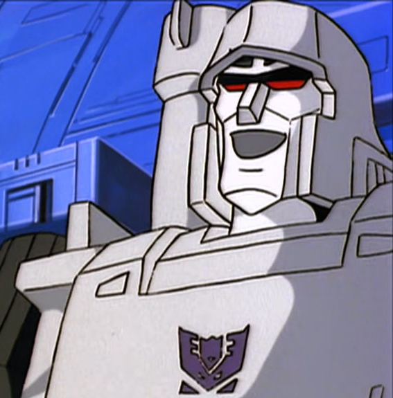 High Quality megatron laughing Blank Meme Template