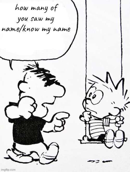 Moe | how many of you saw my name/know my name | image tagged in moe | made w/ Imgflip meme maker