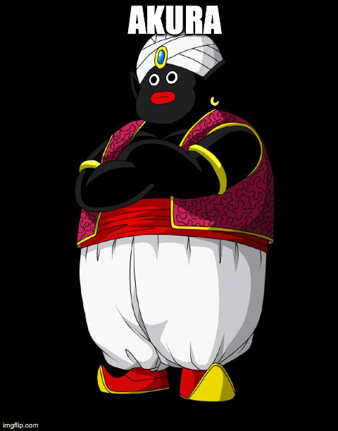 AKURA | image tagged in mr popo | made w/ Imgflip meme maker
