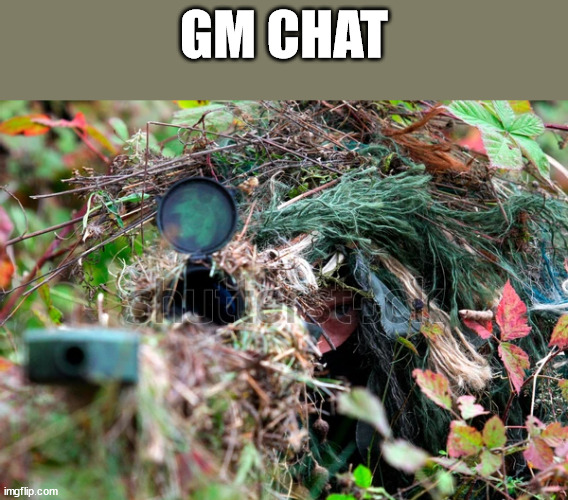 sniper | GM CHAT | image tagged in sniper | made w/ Imgflip meme maker