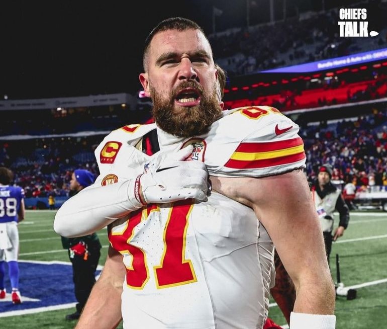 High Quality Kelce three hands Blank Meme Template