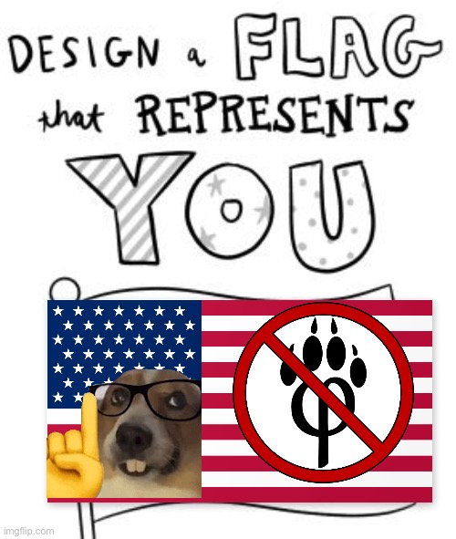 Mine | image tagged in new trend make a flag | made w/ Imgflip meme maker