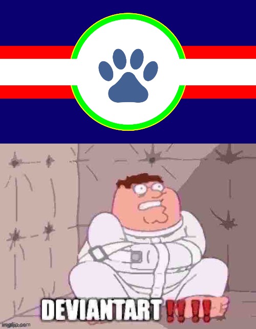 hehe | image tagged in furry federation flag concept,deviant art low quality | made w/ Imgflip meme maker