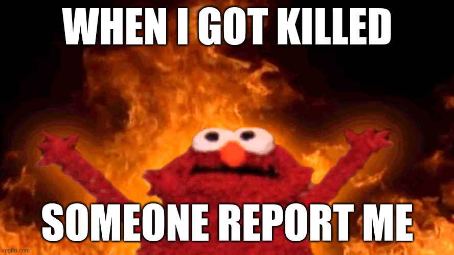 true | WHEN I GOT KILLED; SOMEONE REPORT ME | image tagged in among us | made w/ Imgflip meme maker