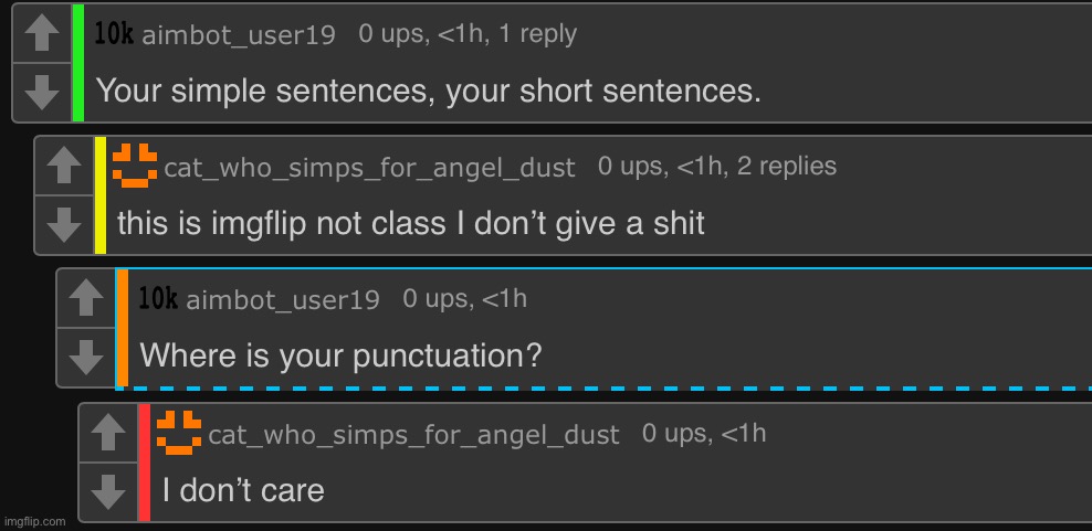 I think we have an English teacher on imgflip now | made w/ Imgflip meme maker
