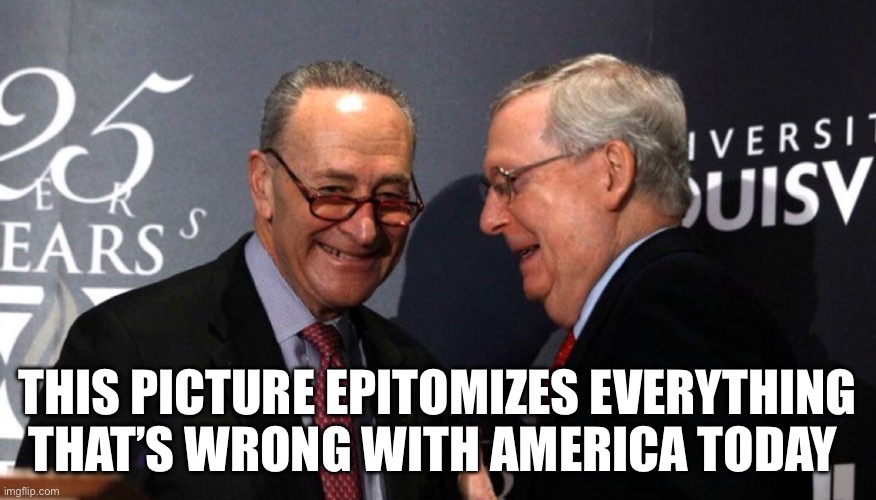 Senators | THIS PICTURE EPITOMIZES EVERYTHING THAT’S WRONG WITH AMERICA TODAY | image tagged in senators,senate,politics,political meme,congress,government corruption | made w/ Imgflip meme maker