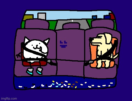 What are you talking about, dog? I am clearly fc, not Robot in disguise! | image tagged in drawing | made w/ Imgflip meme maker
